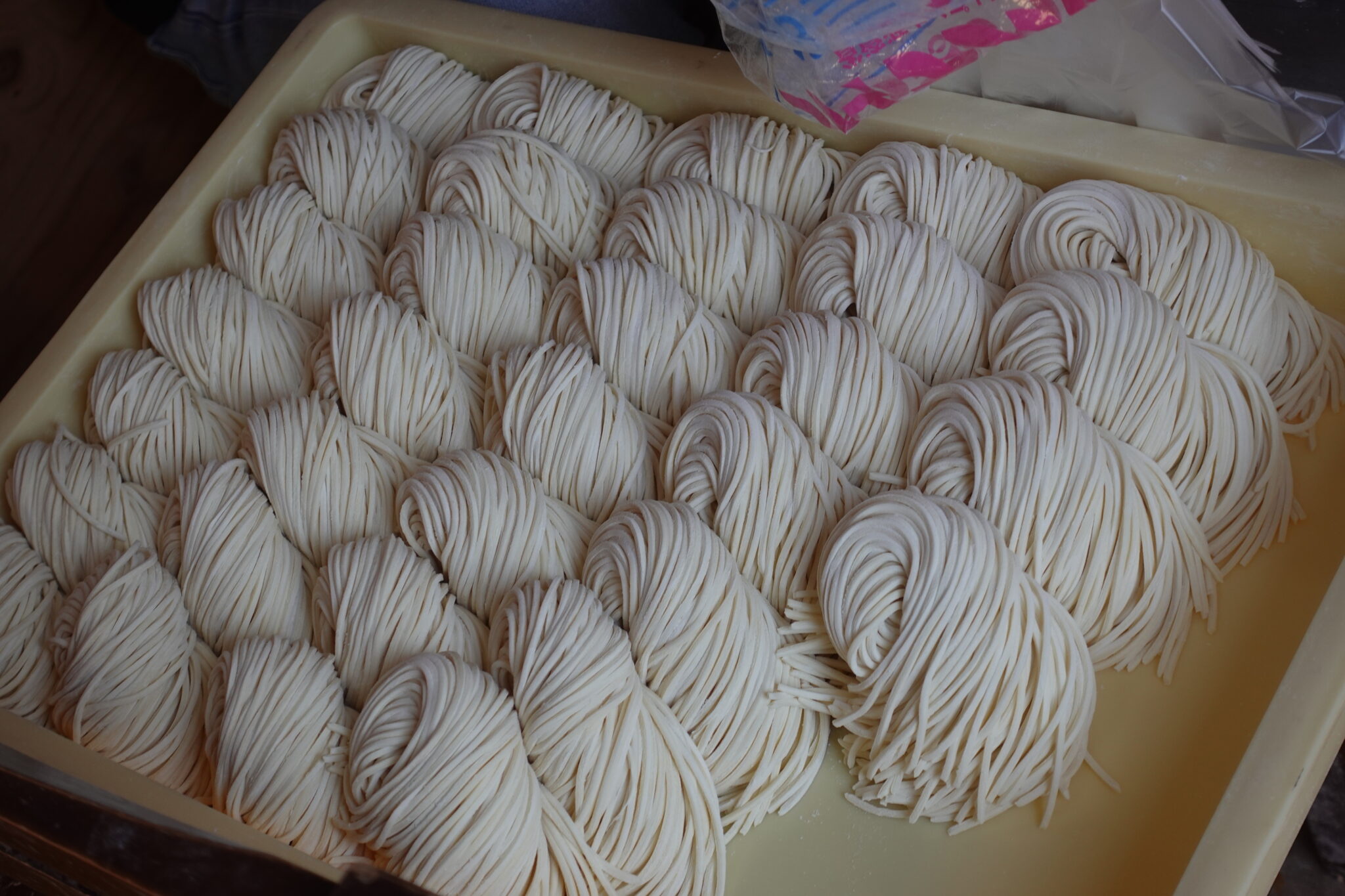 こだわりの自家製麺